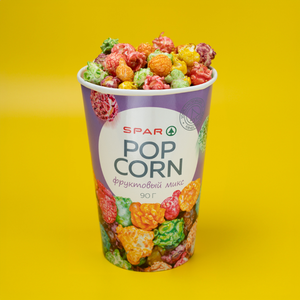 Изображение товара Попкорн SPAR Фруктовый Микс 90г