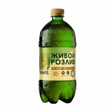 Изображение товара Пиво Бочкарев Живой Розлив Светлое 4,3% 0,95л пэт