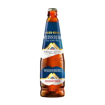 Изображение товара Пивной Напиток Weiss Berg Светлое Пшеничное 4,7% 0,44л ст/б