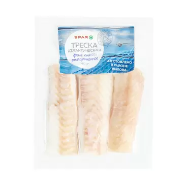 Изображение товара Филе Спинки Трески SPAR Замороженное 400г
