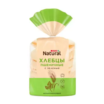 Изображение товара Хлебцы SPAR NATURAL Пшеничные с Зеленью 30г