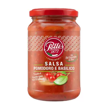 Изображение товара Соус Polli Томатный с Базиликом 350г