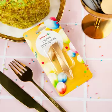 Изображение товара Свеча SPAR для Торта Цифра 1