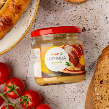 Изображение товара Горчица SPAR Русская 180г