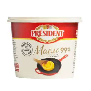 Изображение товара Масло President Топленое 99% 200г