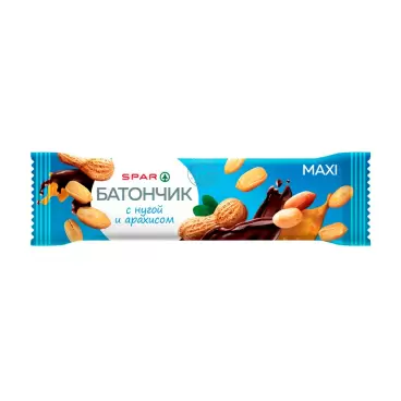 Изображение товара Батончик SPAR Maxi с Нугой и Арахисом 45г