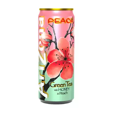 Изображение товара Напиток Arizona Зеленый Чай с Медом и Персиком 0,5л ж/б