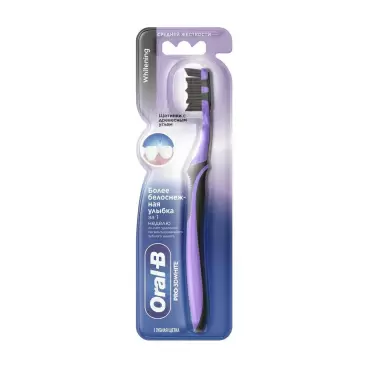 Изображение товара Зубная Щетка Oral B Pro 3D White с Древесным Углем