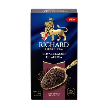 Изображение товара Чай Черный Richard Royal Legend of Africa 25 Пакетиков с/я