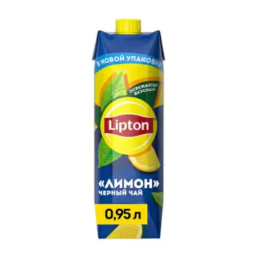 Изображение товара Чай Холодный Lipton Черный Лимон 0,95л