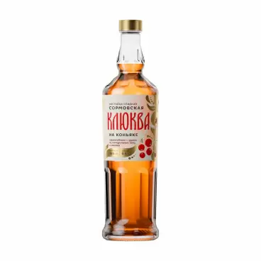 Изображение товара Настойка Сладкая Сормовская Клюква на Коньяке 19% 0,5л Изображение товара Настойка Сладкая Сормовская Клюква на Коньяке 19% 0,5л