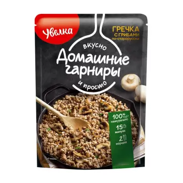 Изображение товара Гречка Увелка с Грибами по-Старорусски 150г