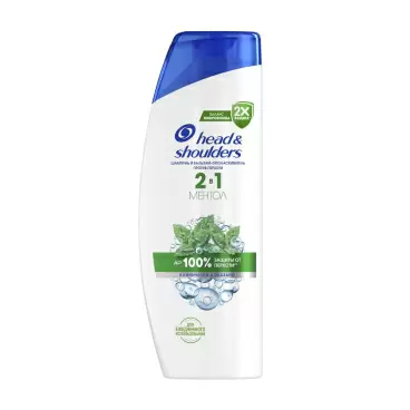 Изображение товара Шампунь Head & Shoulders Против Перхоти 2в1 Ментол 360мл