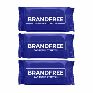 Изображение товара Влажные Салфетки Brandfree для Удаления Пятен 3*8шт