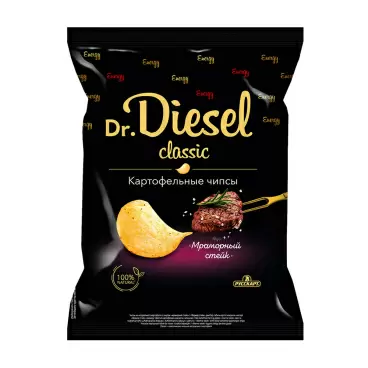 Изображение товара Чипсы Картофельные Dr.Diesel Мраморный Стейк 120г