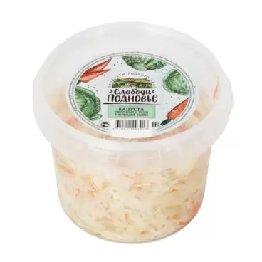 Изображение товара Капуста Слобода Подновье Шинкованная с Хреном 700г