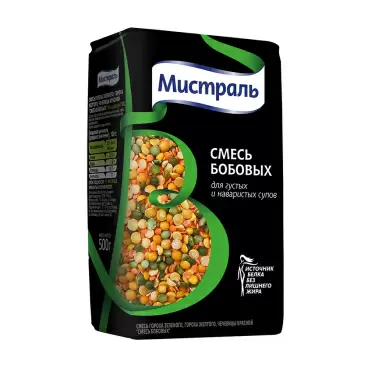 Изображение товара Смесь Бобовых Мистраль для Густых и Наваристых Супов 500г