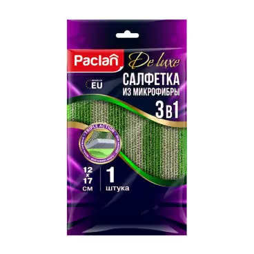 Изображение товара Салфетка Paclan из Микрофибры Усиленная 17*12см 1шт