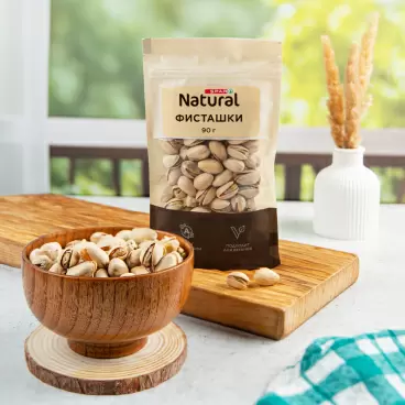 Изображение товара Фисташки SPAR NATURAL Жареные Соленые 90г