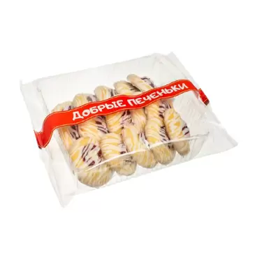 Изображение товара Печенье Бисквитное со Вкусом Вишни в Белой Глазури 320г