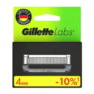Изображение товара Сменные Кассеты для Бритья Gillette Labs 4шт