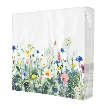 Изображение товара Салфетки бумажные Краски мира 3 слоя, 20 листов