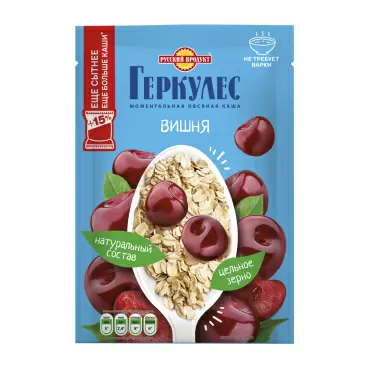 Изображение товара Каша Овсяная Геркулес Вишня 40г
