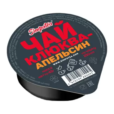 Изображение товара Чай Simpa tea Смесь клюква апельсин 45 г