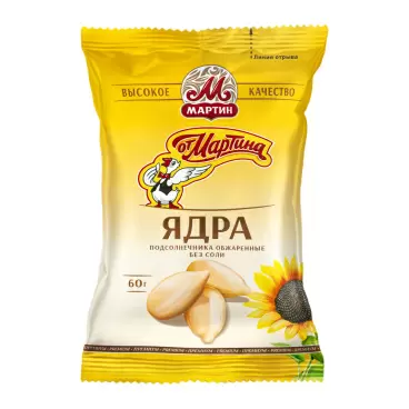Изображение товара Ядра Подсолнечника от Мартина без Соли 60г