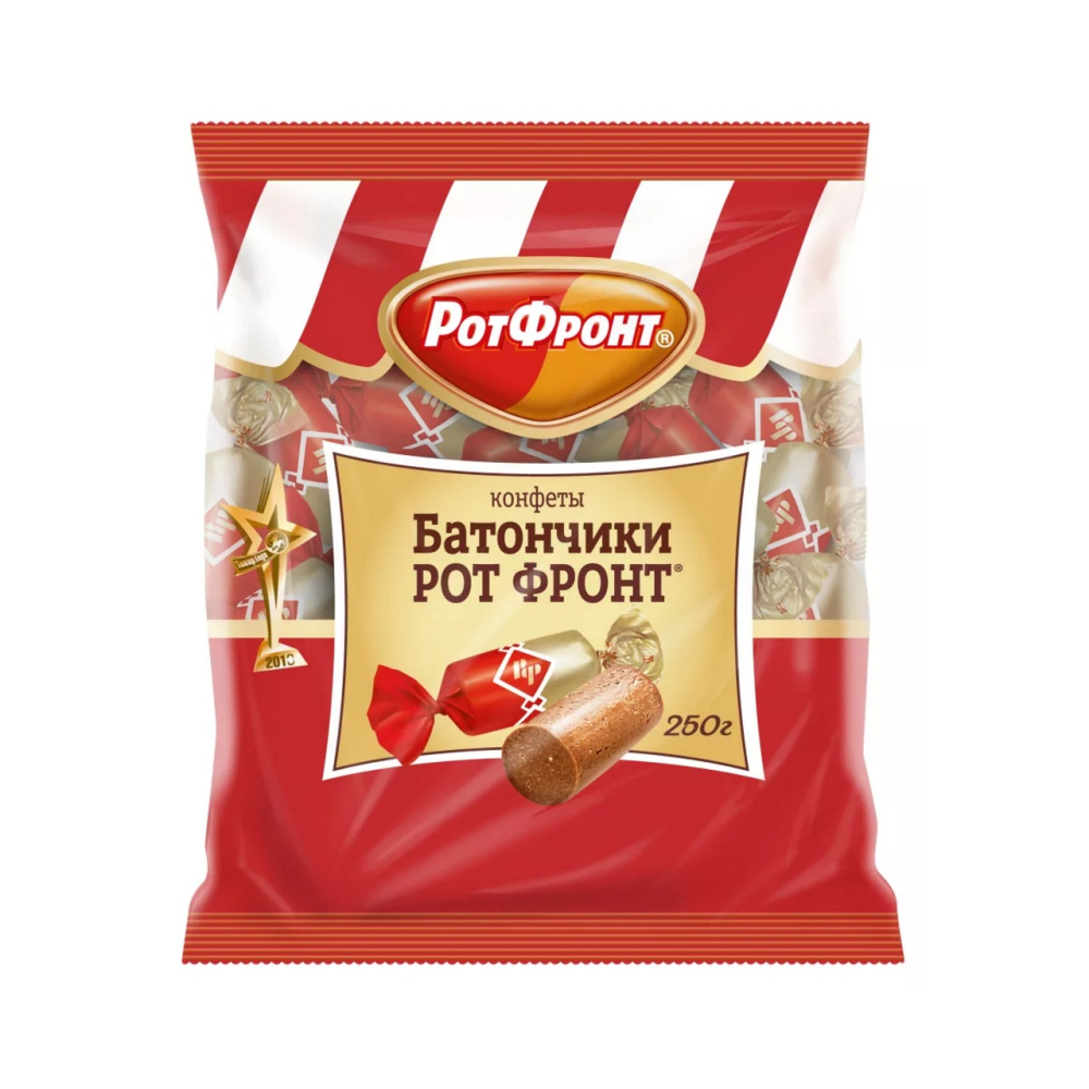 Купить конфеты батончики рот фронт 250г с доставкой на дом в магазине SPAR