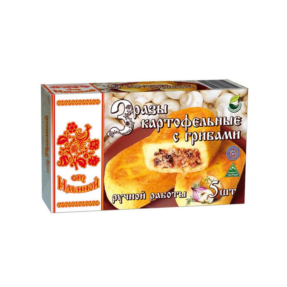 Изображение товара Зразы Картофельные от Ильиной с Грибами 500г