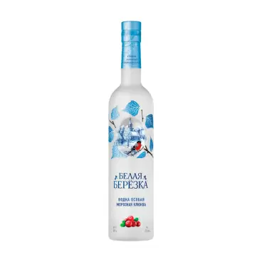 Изображение товара Водка Белая Березка Морозная Клюква 40% 0,5л