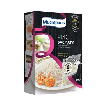 Изображение товара Рис Басмати Мистраль 5х80г
