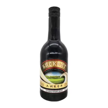 Изображение товара Ликер Эмульсионный Бисквит Сливочный Вкус 18% 0,5л