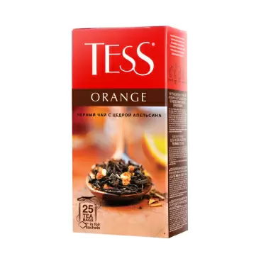 Изображение товара Чай Черный Tess Orange 25 Пакетиков