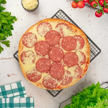 Изображение товара Пицца Пепперони Полуфабрикат по Рецепту SPAR 450г