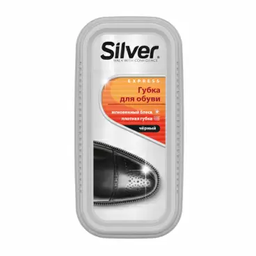 Изображение товара Губка для Обуви Silver Черная