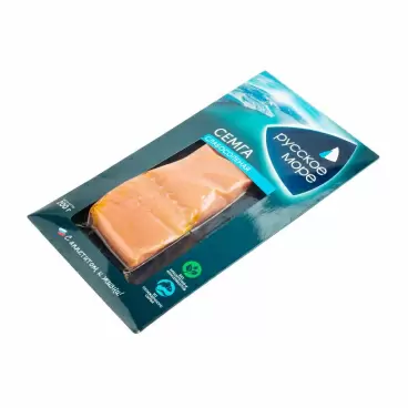 Изображение товара Семга Отборная Русское Море Слабосоленая Филе-Кусок 200г