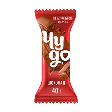 Изображение товара Сырок Глазированный Чудо Шоколад 25,6% 40г