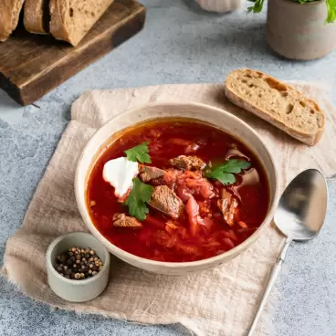 Изображение товара Борщ с Говядиной 500мл