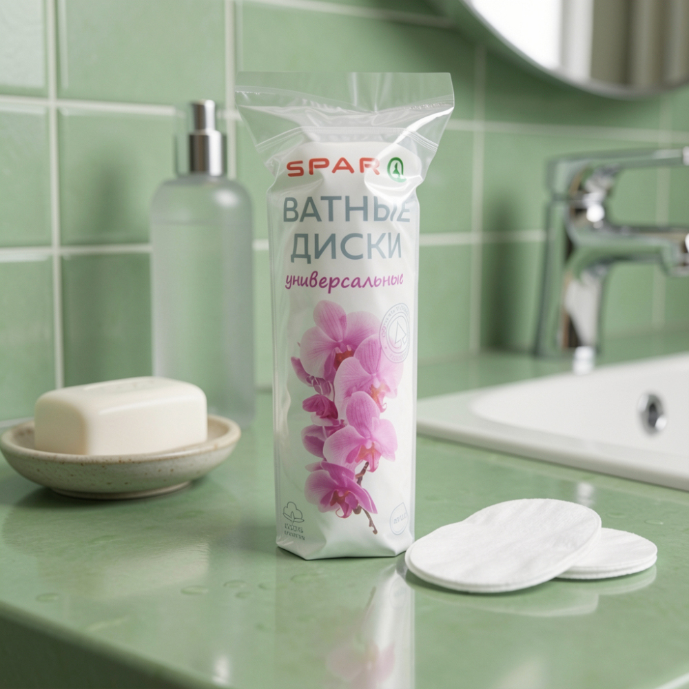 Изображение товара Ватные Диски SPAR 80шт Изображение товара Ватные Диски SPAR 80шт