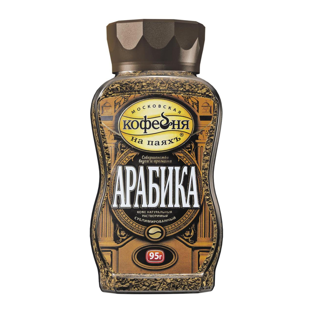 Купить кофе растворимый арабика сублимированный 95г стекло с доставкой ...