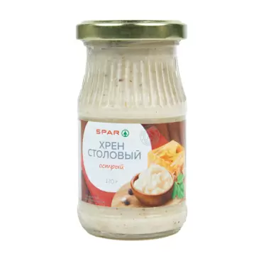 Изображение товара Хрен SPAR Столовый Острый 170г