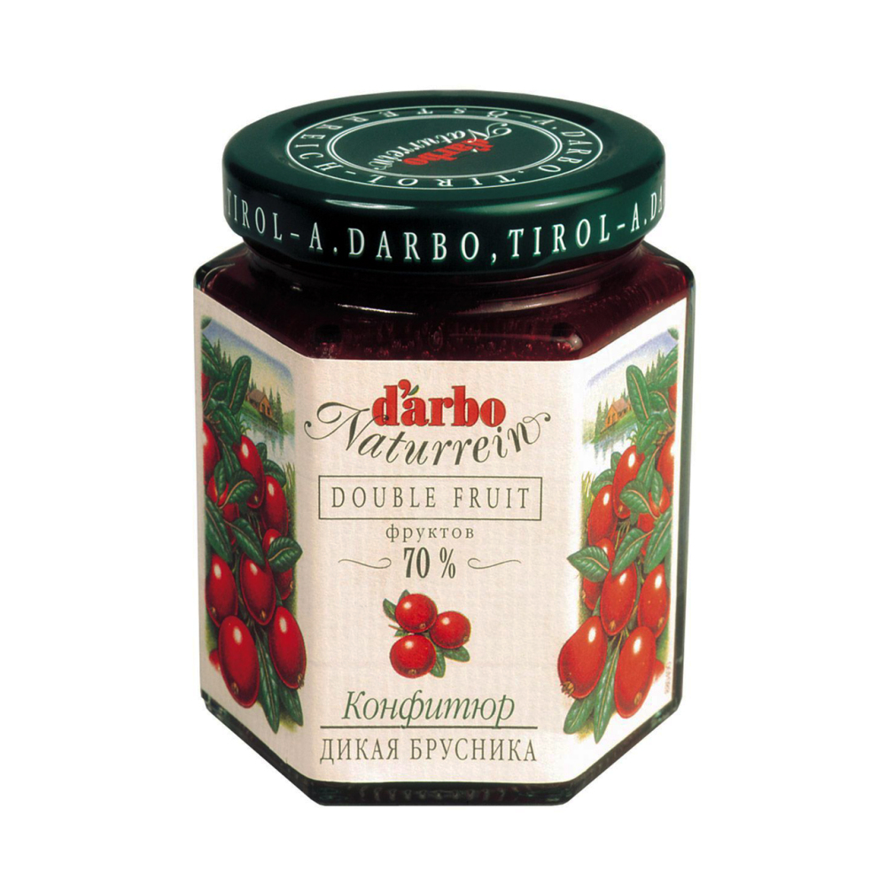 Изображение товара Конфитюр Darbo Дикая Брусника 200г